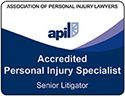 APIL Accredited Personal Injury Senior Litigator logo