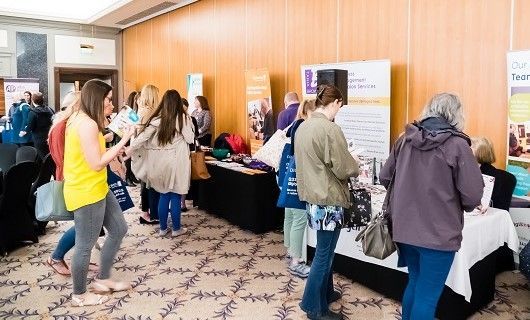 Exhibitors at the 2018 Head Injury Information Day in Glasgow