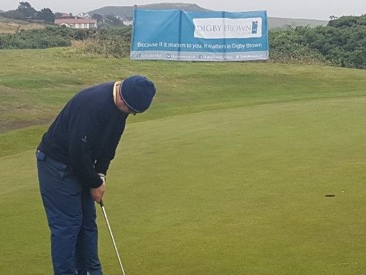 Damian White, Partner and Head of Digby Brown Ayr at Ayrshire Hospice Golf Day