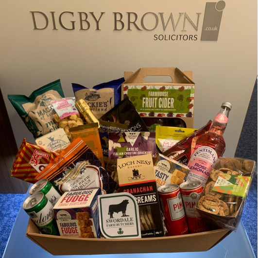 Luxury hamper to raise funds for local charity.