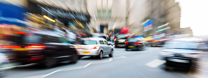 Traffic in town