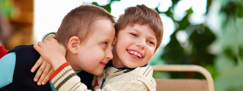 Two happy children