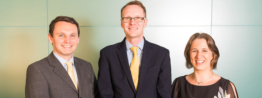 Partner Promotions Summer 2019 - Simon Richards, Gavin Brogan and Mairi Day