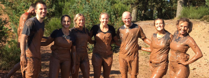 Aberdeen office beast race team 2019 taking part in race