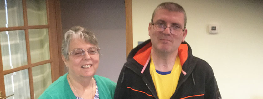 Sydney Morrice with her son Kevin Morrice