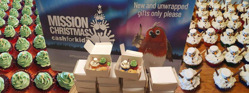 Helping out at Cash for Kids 2020 - cupcakes