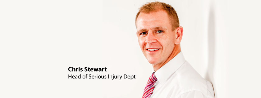 Chris Stewart, Head of Serious Injury Department