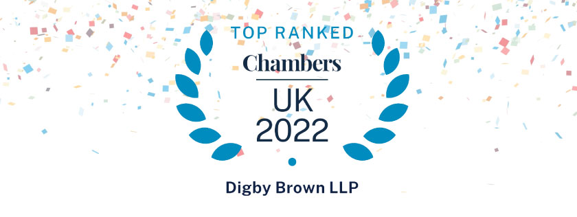 Chambers and Partners 2022 logo along with some celebratory confetti