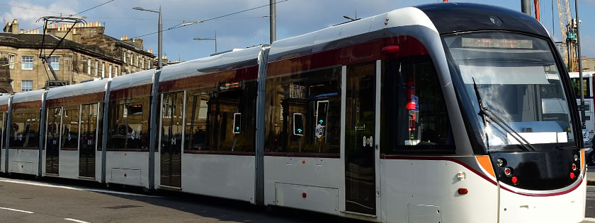 Tram in Edinburgh