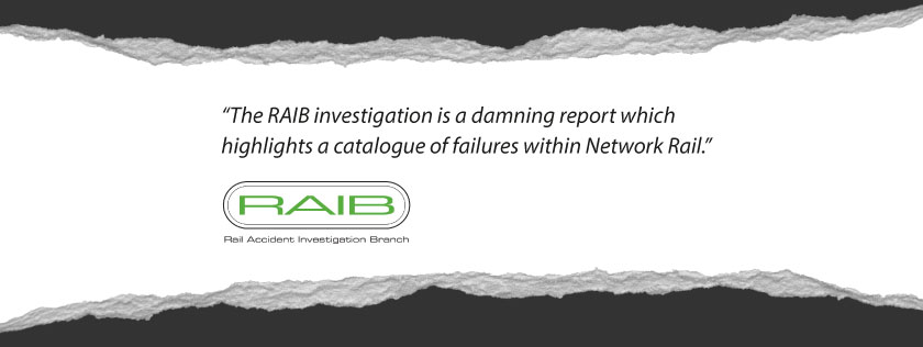 Stonehaven rail crash RAIB findings - Digby Brown statement