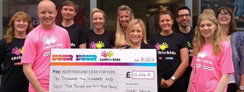 Aberdeen Cheque Handover