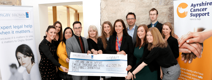 Ayr Cheque Handover 2019