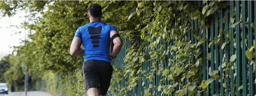Man out running
