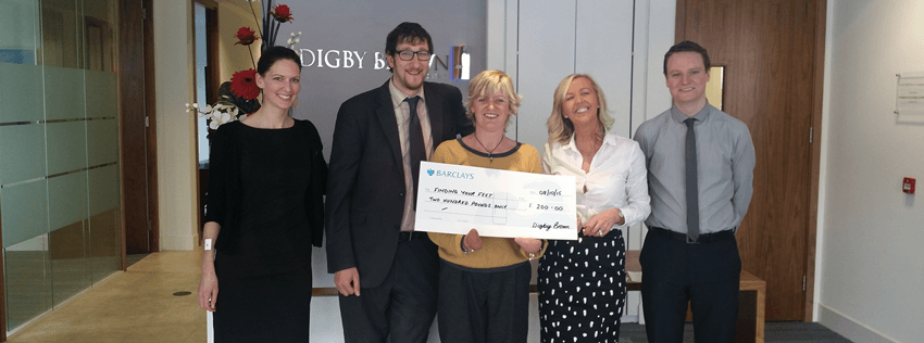 Glasgow office charity Finding Your Feet