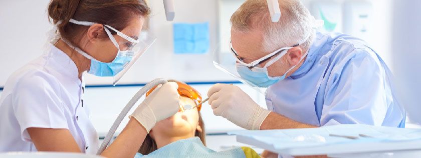 At the dentist