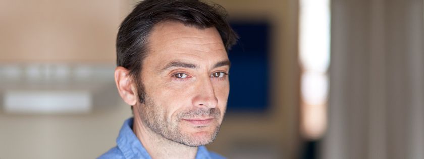 Man looking to camera