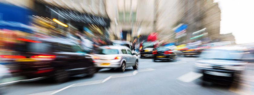 Traffic in town