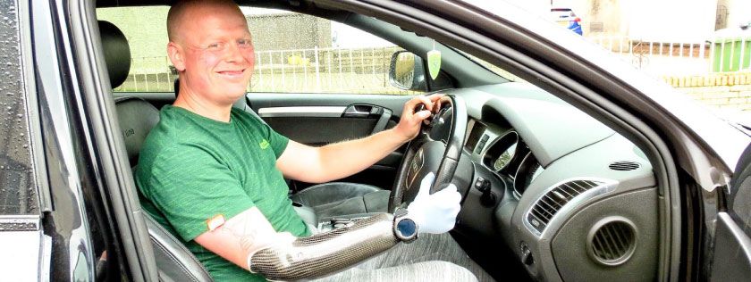 Ian McDonald - Firefighter with Prosthetic
