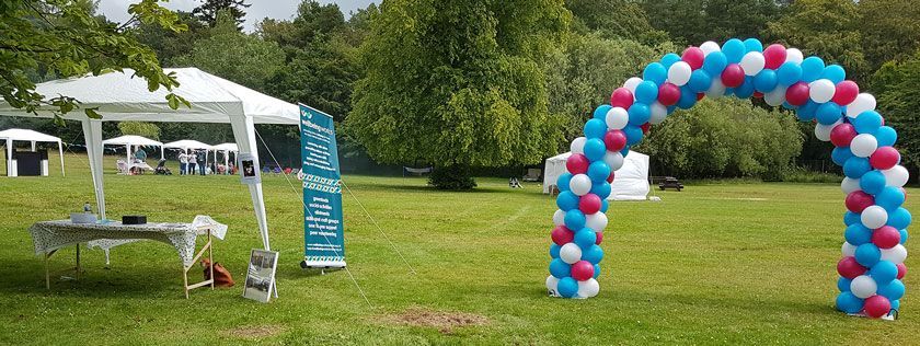 Dundee Party in the Park Balloon Entrance