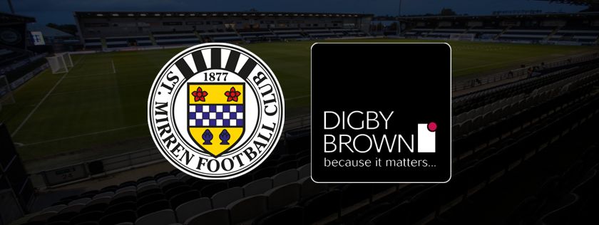 St Mirren FC and Digby Brown Logo