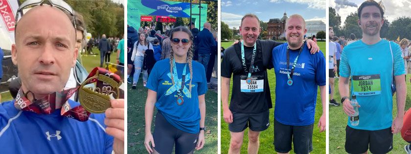 Digby Brown staff run for their local charities