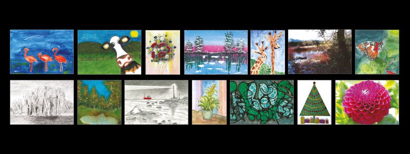 Winning artwork for the Digby Brown Christmas card and calendar