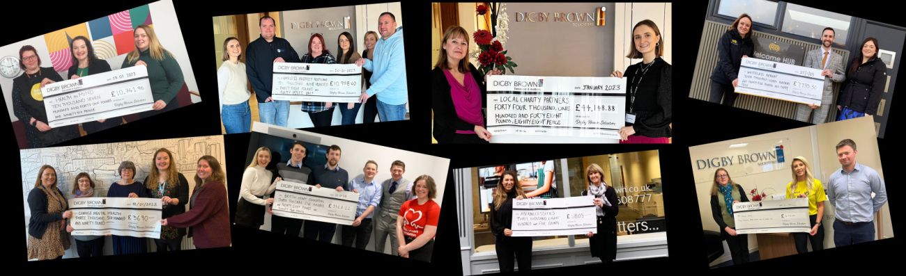 Charity Total 2022 - Cheque Handovers