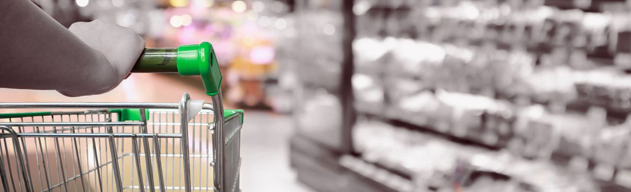 Shopping in a supermarket