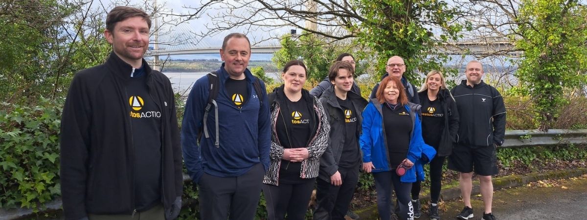 ID team walk for Asbestos Action