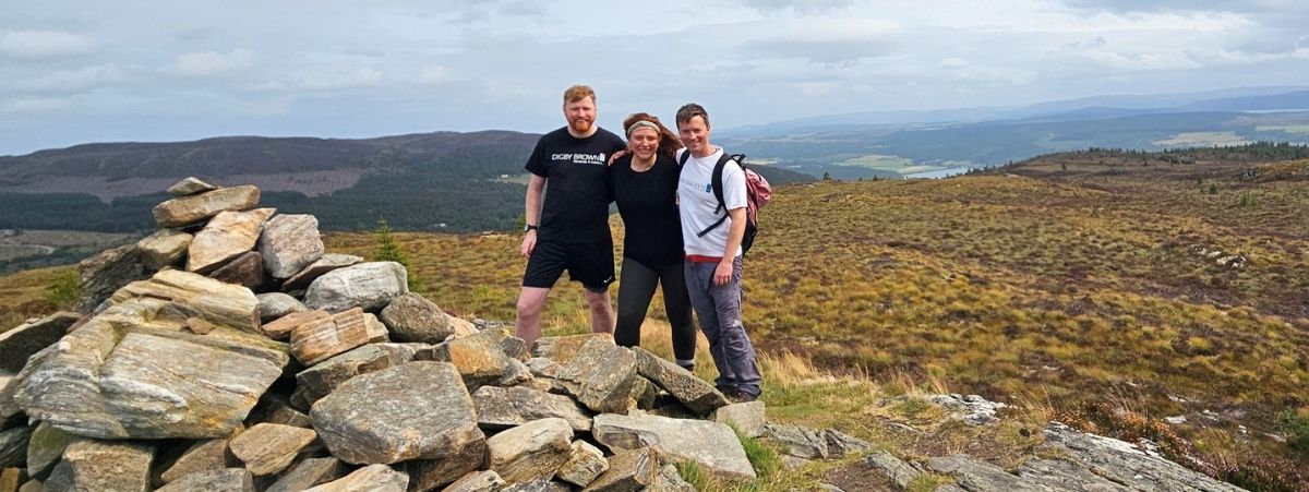 Inverness team take on Castle 2 Castle walk