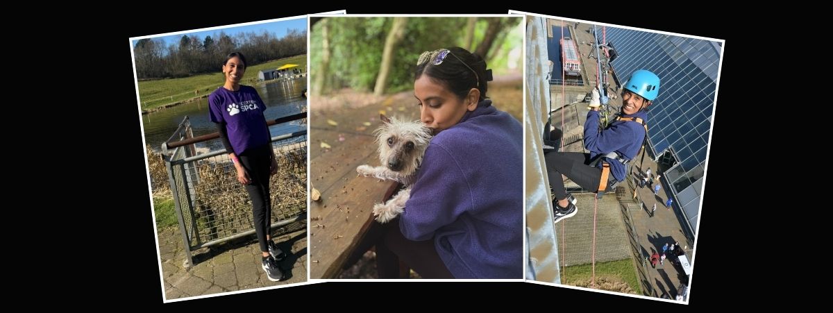 Sue takes on the Falkirk Wheel Abseil