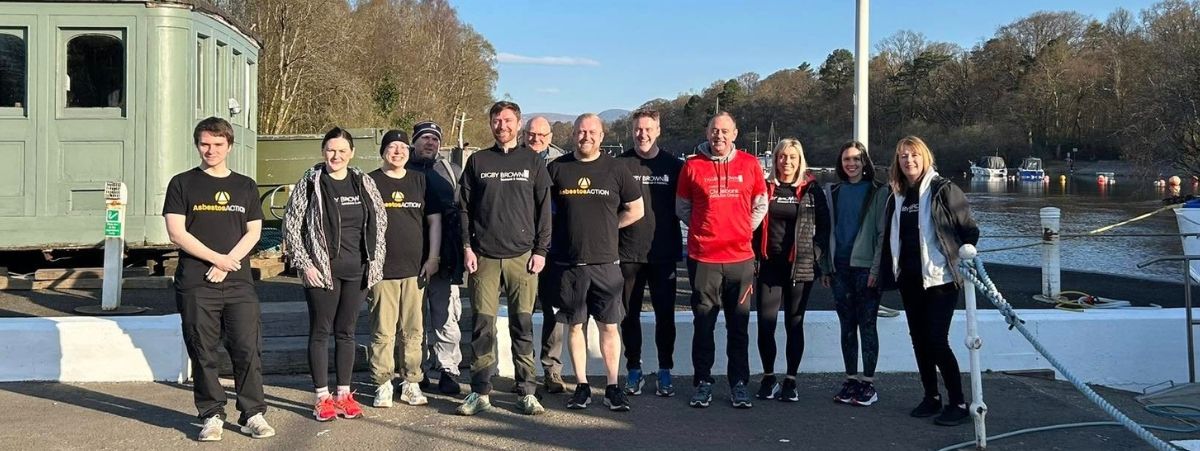 Industrial Disease team raise thousands with ‘Stride Along the Clyde’ challenge to support asbestos charities