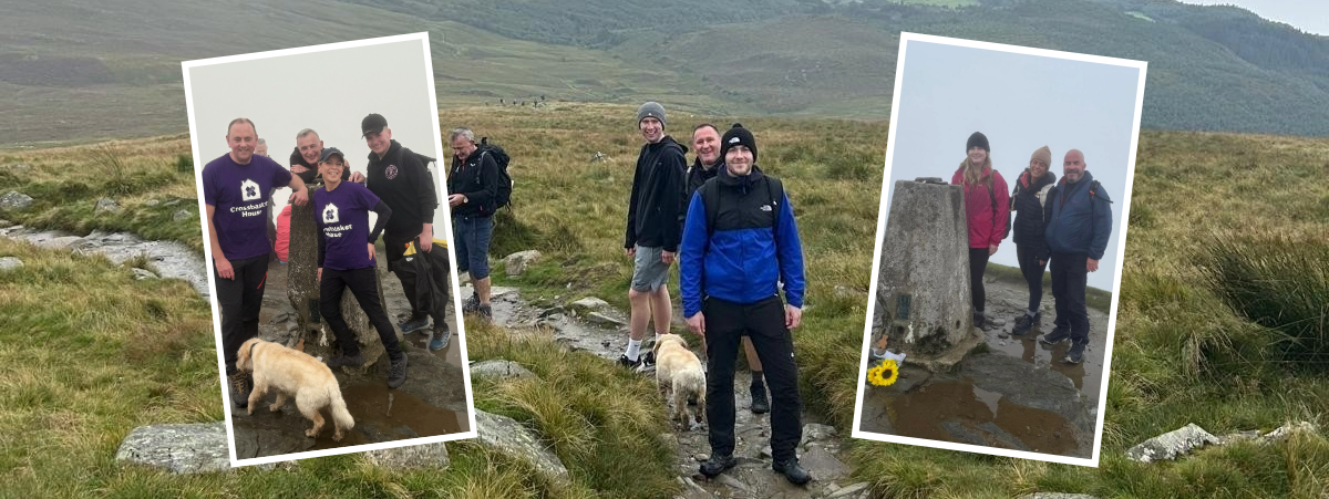 Glasgow staff climbing Ben Lomond