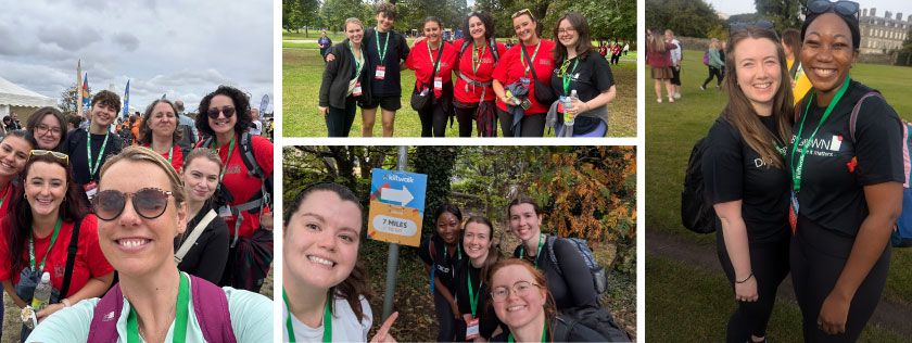 Charity kiltwalk with Edinburgh staff