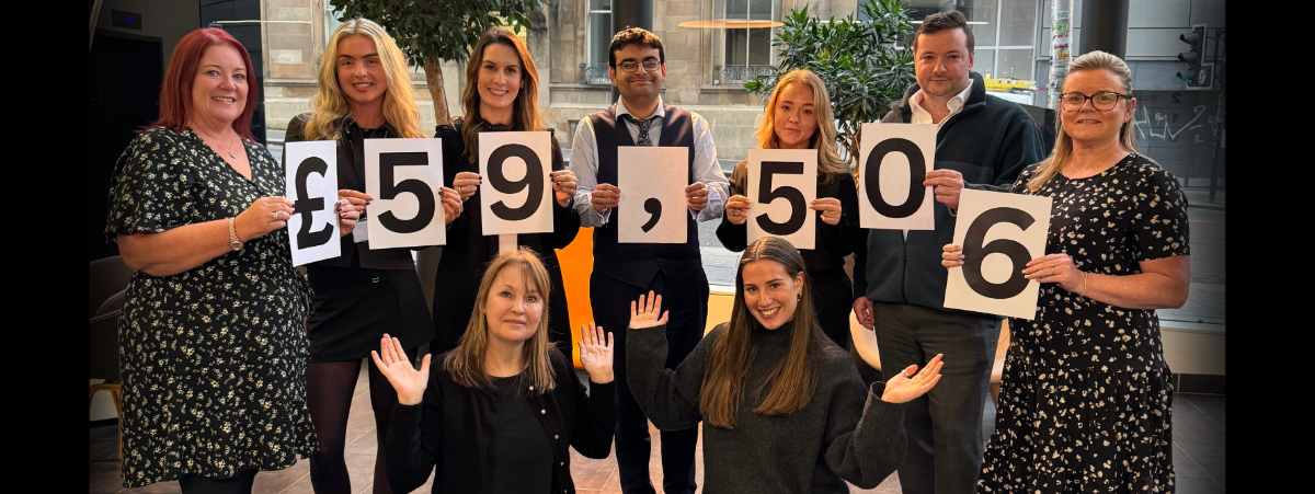 Digby Brown staff raise £59,506 for local charity partners in 2025