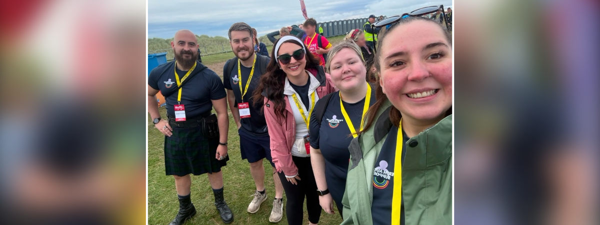 Team Dundee at the Dundee Kiltwalk