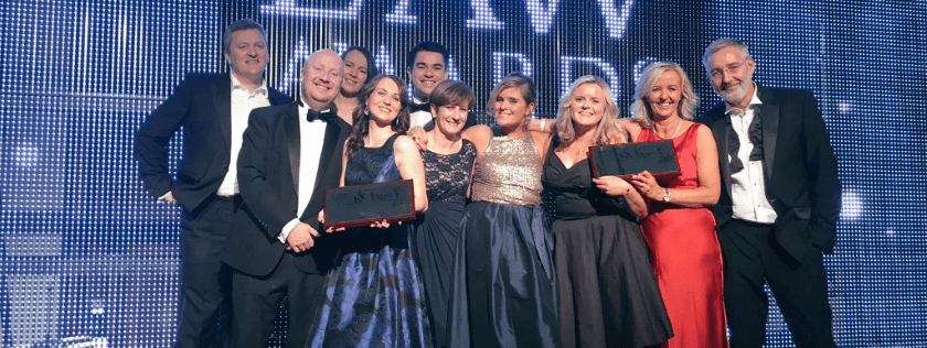 Digby Brown receiving Firm of the Year Award 2016