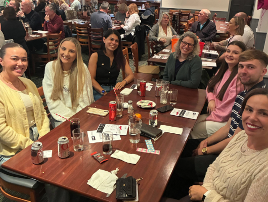 Staff from our Aberdeen office at their charity race night for BIG Group