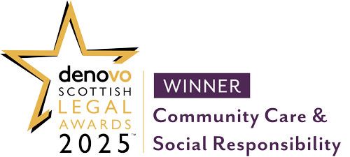 Scottish Legal Awards 2025 Community Care and Social Responsibility winner