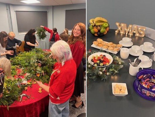 Inverness office wreath making class