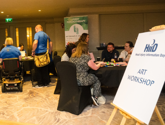 Art therapy workshop at Glasgow HiiD 2026
