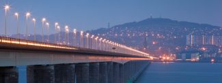 Dundee skyline - tay bridge