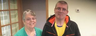 Sydney Morrice with her son Kevin Morrice