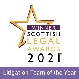 Litigation Team Of The Year 2021 Digby Brown Scottish Legal Awards