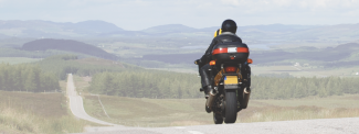 Motorbiking in Scottish Highlands