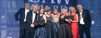 Digby Brown receiving Firm of the Year Award 2016