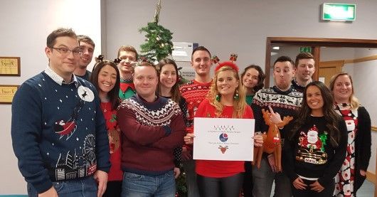 Christmas Jumper Digby Brown Dundee Brae Riding for the disabled