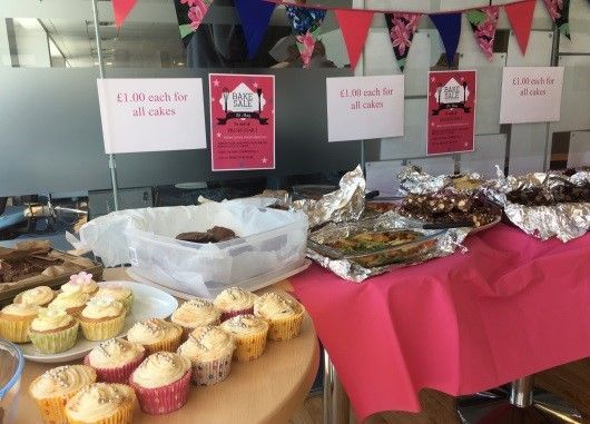 Digby Brown Edinburgh bake sale for Fresh Start charity