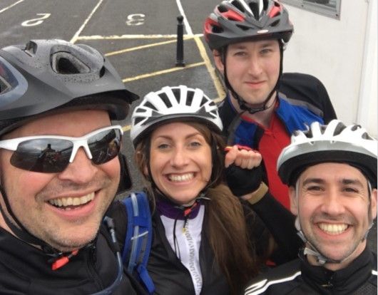 The Ayr team at the end of the 5 Ferries Challenge 2019