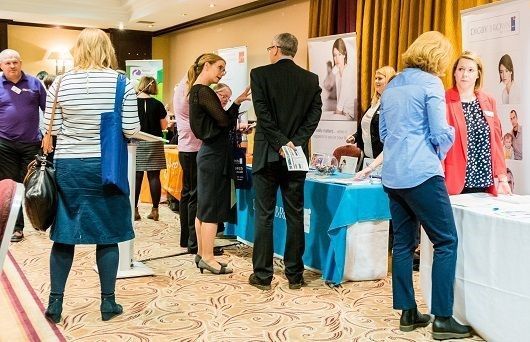 Exhibitors at the Head Injury Information Day in Edinburgh